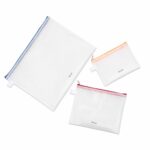 Reißverschlussbeutel, ohne PVC, 5 Stück, transparent - Betzold Reissverschlussbeutel ohne PVC 5 Stueck transparent E 762683 i ZN