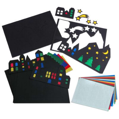 Fensterbilder, 12 Stück