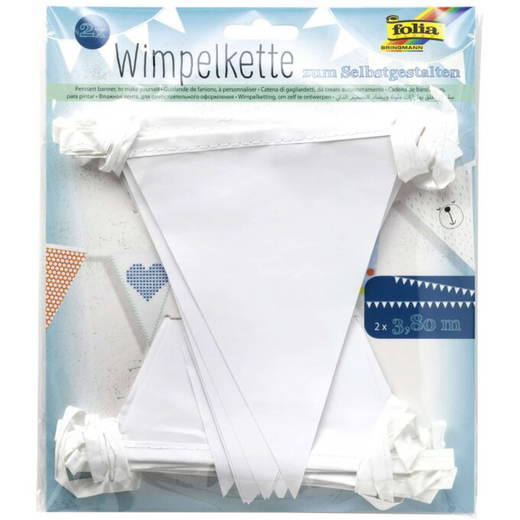 E_53913_e Blanko-Wimpelketten zum Selbstgestalten, 2 Stück - E 53913 e