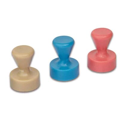 MAUL Neodym-Kegelmagnete, 10 Stück, bunt