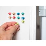 MAUL Neodym-Kegelmagnete, 10 Stück, bunt - E 762366 h