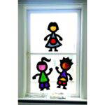 Fensterbilder „Kinder“, 36 Stück - E 764809 i
