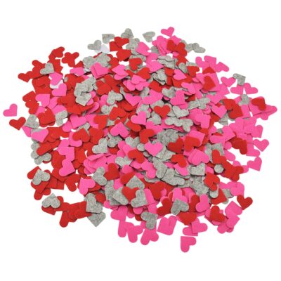 Selbstklebende Filzaufkleber „Herz“, 300 Stück