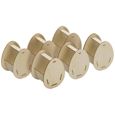 Holzkörbchen „Osterei“, 6 Stück