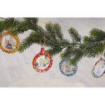 Bilderrahmen „Weihnachtskugeln“, 24 Stück - E 770783 b