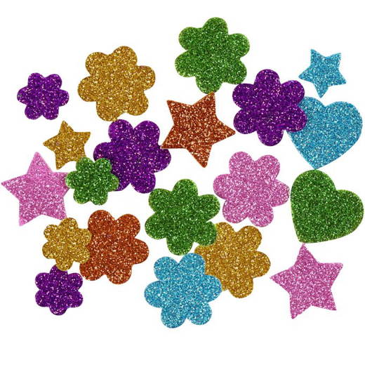 E_770808_c Selbstklebende Moosgummifiguren, 800 Stück - E 770808 c