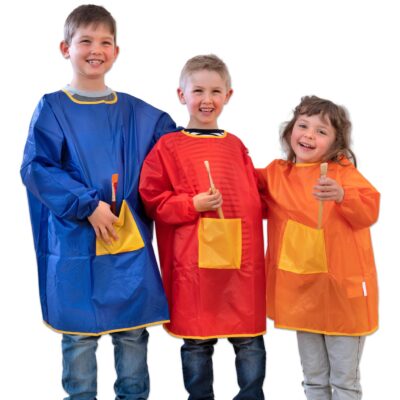 Malkittel, verschiedene Größen