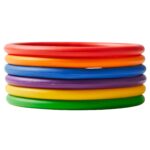 GONGE Regenbogen-Ringe, 6 Stück - GONGE Regenbogen Ringe 6 Stueck 33853 n ZN