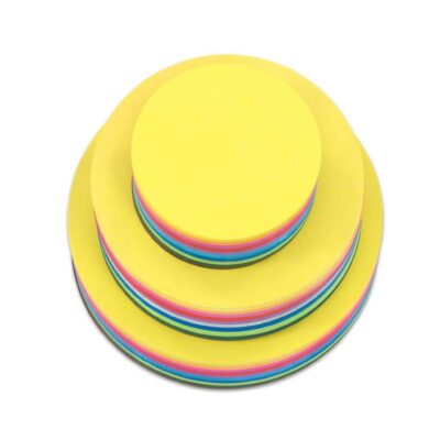 Origami Faltpapier, rund, 70 g/m², 500 Blatt, 10 Farben