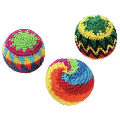 Satz mit 3 Rasta-Footbags