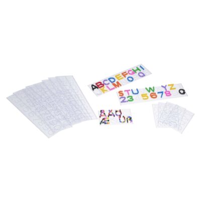 Steckplatten „Buchstaben und Zahlen“