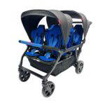 Familidoo DSP6 Krippenwagen 6-Sitzer (mit Wendesitz) - poussette 6 places assises reversibles dsp6 red