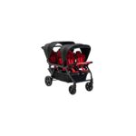 Familidoo DSP6 Krippenwagen 6-Sitzer (mit Wendesitz) - poussette 6 places assises reversibles dsp6 red3