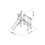 Spielturm Spielplatz Wickey PRO MAGIC Act - pro magic act 101063 200 dp new