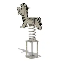 Federwippe Wickey PRO Zebra "Stripey" – Bild 3