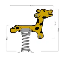 Federwippe Wickey PRO Giraffe "Grandey" – Bild 5