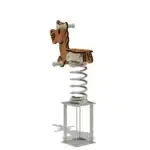 Federwippe Wickey PRO Pferd „Jumpey“ - w pro federtier lbsr horse 826176 3