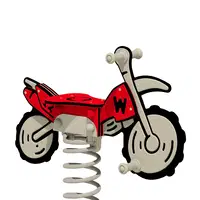 Federwippe Wickey PRO Motorrad "Crossey" – Bild 7