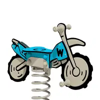 Federwippe Wickey PRO Motorrad "Crossey" – Bild 9