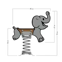 Federwippe Wickey PRO Elefant "Clumsey" – Bild 5