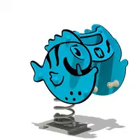 Federwippe Wickey PRO Fisch "Puffey" – Bild 2