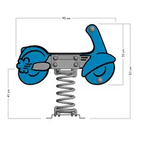 Federwippe Wickey PRO Scooter "Weeley" – Bild 6