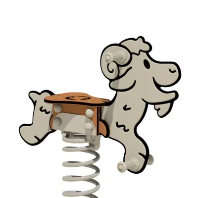 Federwippe Wickey PRO Ziege "Goldey"