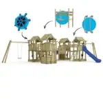 Spielturm GIANT Kingdom G-Force – Wickey PRO - w pro giant kingdom gforce pack 614807 4 rnew