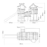 Spielturm GIANT Residence – Wickey PRO - w pro giant residence pack 614715 5 rnew 13