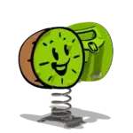 Federwippe Wickey PRO Kiwi „Slushey“ - w pro springrocker kiwi slushey 100265 03