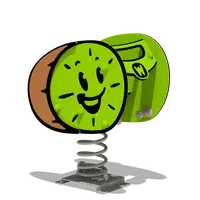 Federwippe Wickey PRO Kiwi "Slushey" – Bild 3