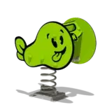 Federwippe Wickey PRO Birne „Greeney“ - w pro springrocker pear greeney 100275 03 new