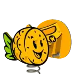 Federwippe Wickey PRO Ananas „Tastey“ - w pro springrocker pineapple tastey 100281 01 2