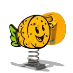 Federwippe Wickey PRO Ananas „Tastey“ - w pro springrocker pineapple tastey 100281 03