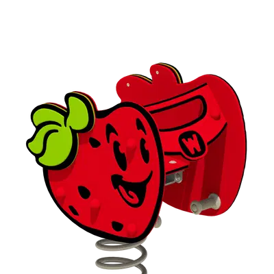 Federwippe Wickey PRO Erdbeere „Juicey“