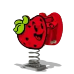 Federwippe Wickey PRO Erdbeere „Juicey“ - w pro springrocker strawberry juicey 100307 03