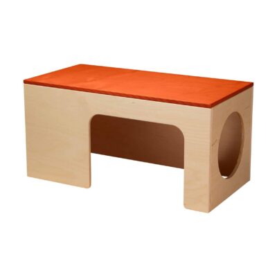 Krabbelhöhle farbig gebeizt