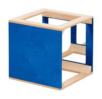Spiegelwürfel farbig gebeizt – Bild 2