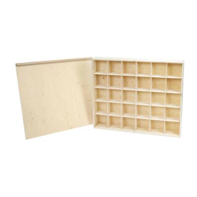 Holzkiste für 30 Stempel