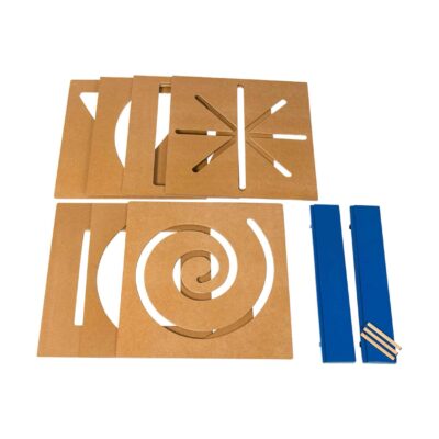 Mandala Set für Sandwanne