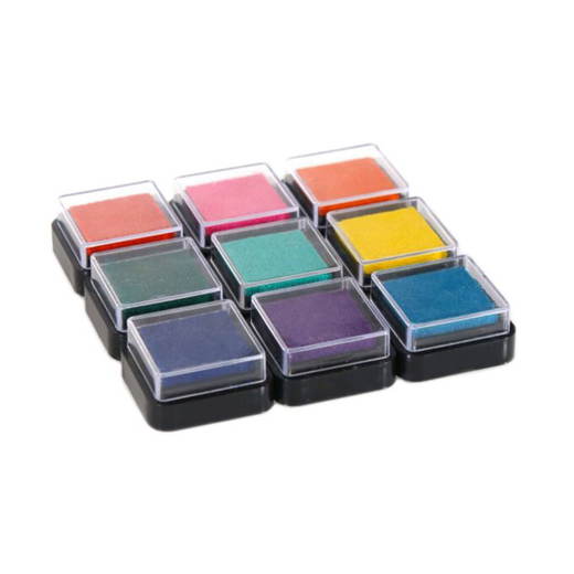 200-16 Mini-Stempelkissen „Farbenfroh“ 9tlg. - 200 16