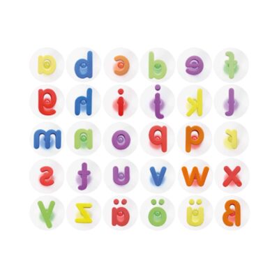 Moosgummi-Stempel "ABC-Kleinbuchstaben" 30tlg.