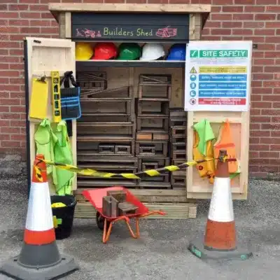 Schuppen für Einzelteile - Bauschuppen