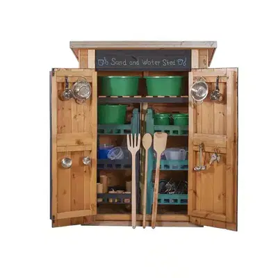 Sand- und Wasserschuppen für Draußen