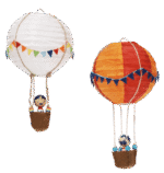 Papierlampions „Rund Weiß“ 6er Set - 300 14 4