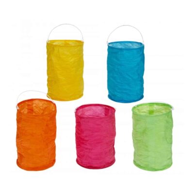 Papierlampions "5 Farben" 5er Set