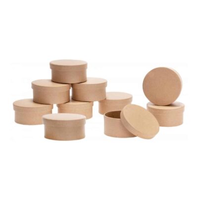 Kartonbox "Rund" 10er Set