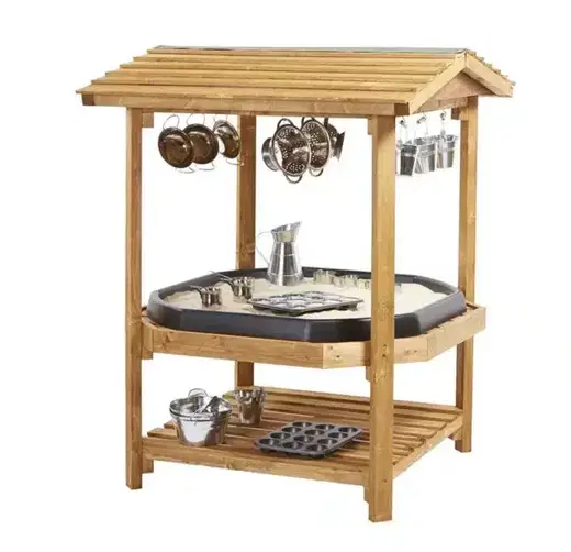 34200_1 Tuff Tray Spieltisch mit Dach aus Holz - 34200 1