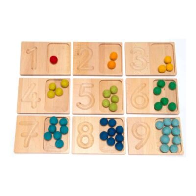 Zähl- und Legeschalen "Ziffernfelder"