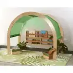 Torbogenhöhle Rafiki Stoffset, 3er-Pack - 54482 green
